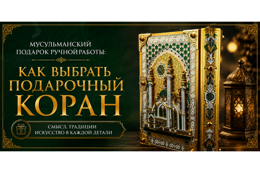 Мусульманский подарок ручной работы: как выбрать подарочный Коран 