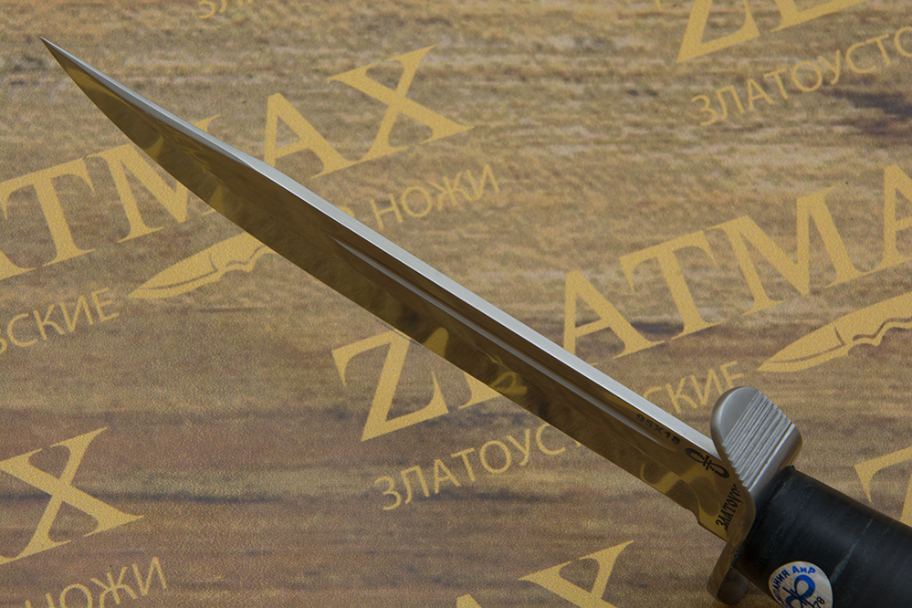 Нож Штрафбат (95Х18, Наборная кожа, Нержавеющая сталь, Алюминий)