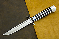 Нож Штрафбат-Морская пехота (95Х18, Оргстекло, Нержавеющая сталь, Алюминий)