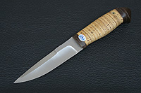 Нож Хаски (100Х13М, Наборная береста, Текстолит)