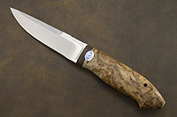 Нож Хаски (95Х18, Карельская берёза, Текстолит)