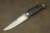 Нож Хаски (100Х13М, Наборная кожа, Текстолит)
