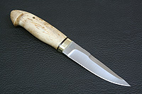 Нож Хаски (RWL-34, Карельская берёза, Латунь, Не предусмотрено)