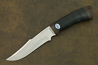 Нож Хазар (95Х18, Наборная кожа, Текстолит)