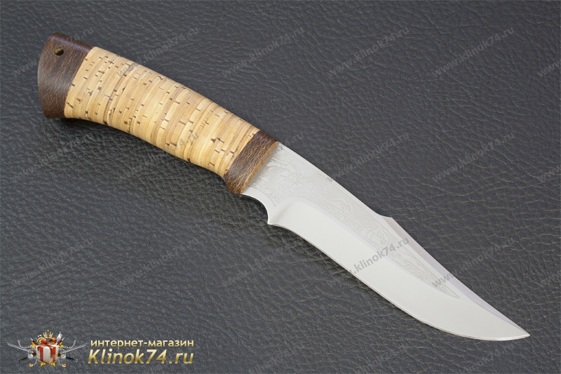 Нож Хазар (100Х13М, Наборная береста, Текстолит)