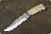 Нож Хазар (95Х18, Наборная береста, Текстолит)