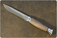 Нож Финка-3 (100Х13М, Орех, Алюминий)