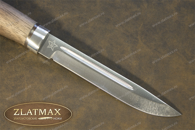 Нож Финка-3 (100Х13М, Орех, Алюминий)