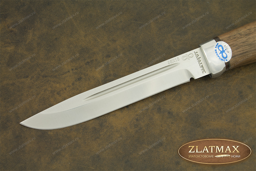 Нож Финка-3 (95Х18, Орех, Алюминий)