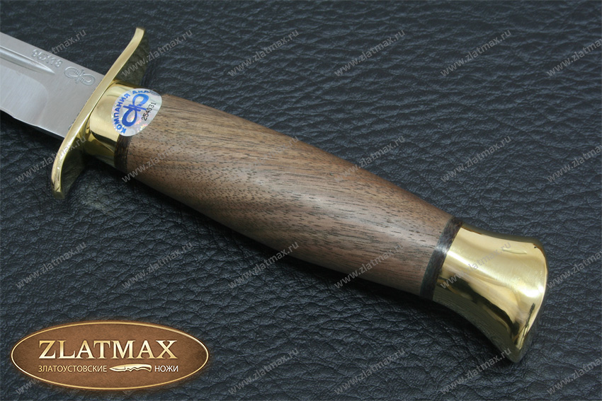Нож Финка-2 (95Х18, Орех, Латунь)
