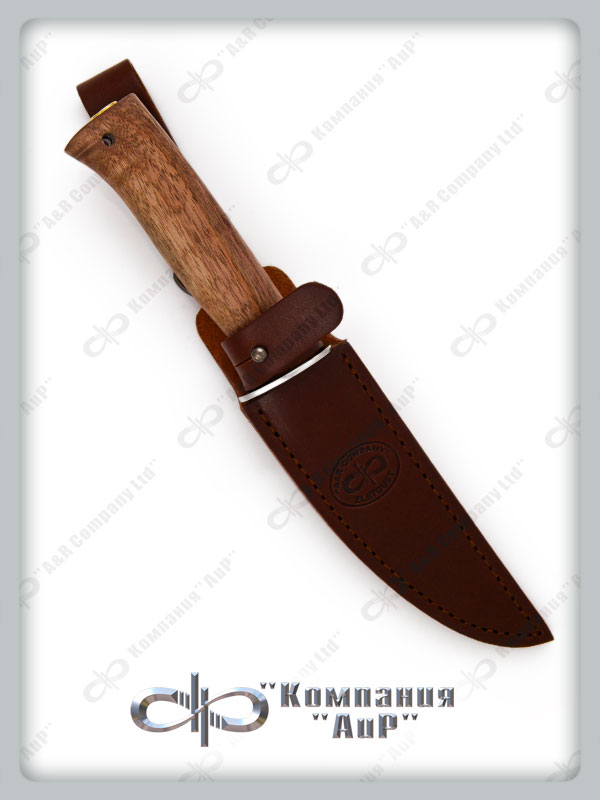 Нож Тетерев (95Х18, Орех, Алюминий)