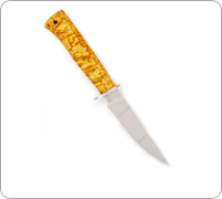 Нож Тетерев (95Х18, Карельская берёза, Нержавеющая сталь)