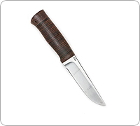 Нож Следопыт (95Х18, Наборная кожа, Текстолит)