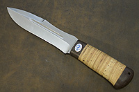 Нож Скорпион (95Х18, Наборная береста, Текстолит)