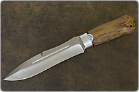 Ножи из стали 100Х13М купить в Красноярске: Нож Скорпион (100Х13М, Карельская берёза, Алюминий)
