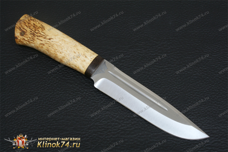 Нож Селигер (95Х18, Карельская берёза, Текстолит)