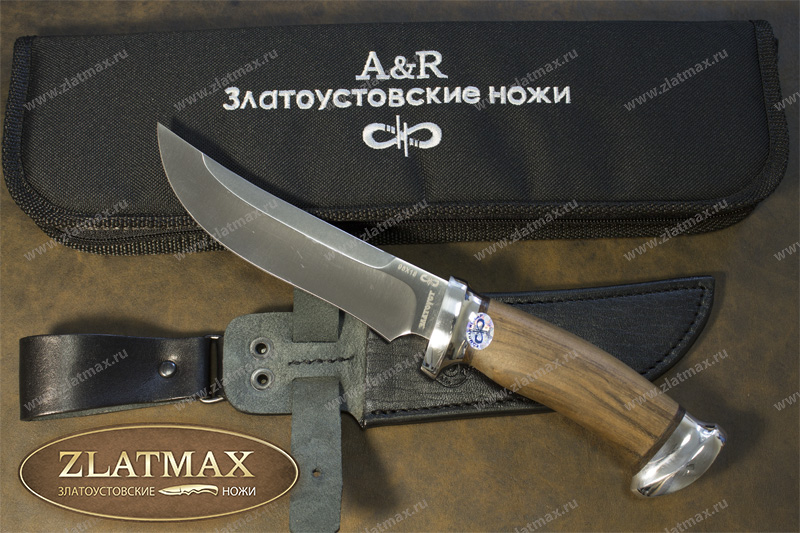 Нож Росомаха (95Х18, Орех, Алюминий)