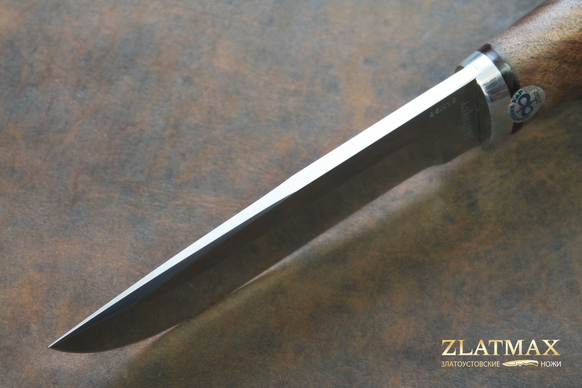 Нож Полярный-2 (95Х18, Орех, Алюминий)