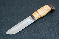 Нож Полярный-2 (100Х13М, Наборная береста, Текстолит)