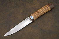 Нож Пескарь (95Х18, Наборная береста, Текстолит)
