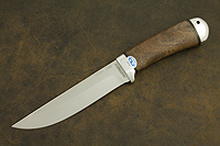 Нож Лиса (100Х13М, Орех, Алюминий)