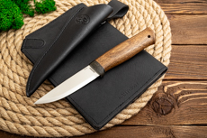 Ножи из стали 95Х18 купить в Астрахани: Нож Кузюк (95Х18, Орех, Текстолит)