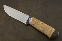 Нож Клычок-2 (95Х18, Наборная береста, Текстолит)