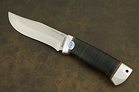 Нож Клычок-3 (110Х18М-ШД, Наборная кожа, Алюминий)