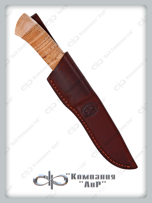 Нож Клычок-3 (Damasteel, Наборная береста, Текстолит)