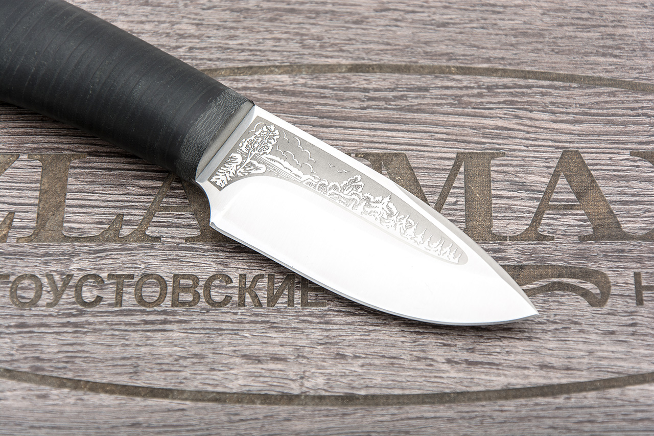 Нож Добрый (95Х18, Наборная кожа, Текстолит)