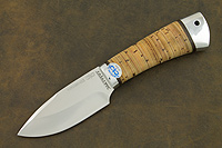 Нож Добрый (110Х18М-ШД, Наборная береста, Алюминий)