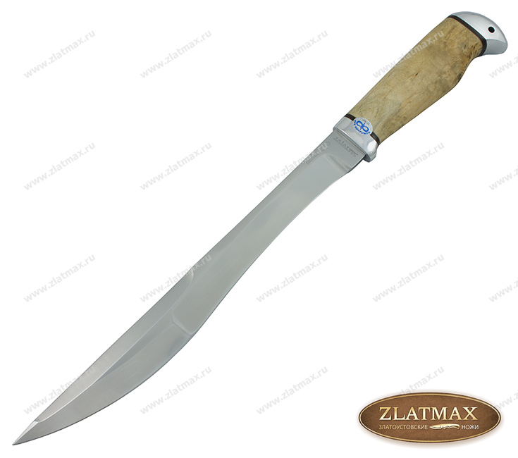 Нож Боярин (95Х18, Карельская берёза, Алюминий) фото-01