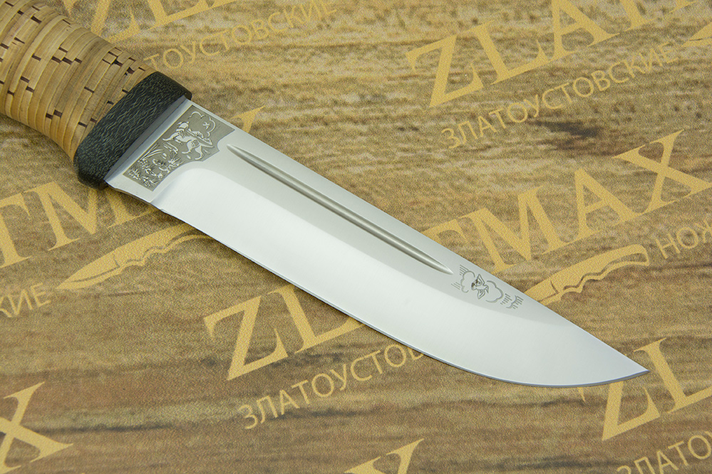 Нож Бекас (95Х18, Наборная береста, Текстолит)