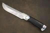 Нож Робинзон-1 (100Х13М, Наборная кожа, Алюминий)