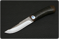 Ножи из стали 100Х13М купить в Красноярске: Нож Робинзон-2 (100Х13М, Наборная кожа, Текстолит)