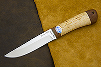 Нож Шашлычный-малый (95Х18, Карельская берёза, Текстолит)
