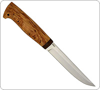 Нож Финка-5 (95Х18, Карельская берёза, Текстолит)