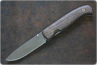 Нож Складной (95Х18, Накладки орех)