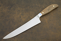 Нож Мясницкий ЦМ (95Х18, Накладки орех, Алюминий)