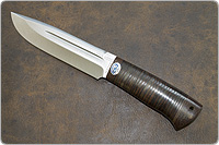 Нож Селигер (95Х18, Наборная кожа, Текстолит)