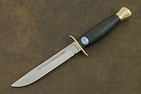 Нож Финка-2 (ELMAX, Наборная кожа, Латунь)