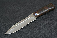 Нож Скорпион (95Х18, Наборная кожа, Текстолит)