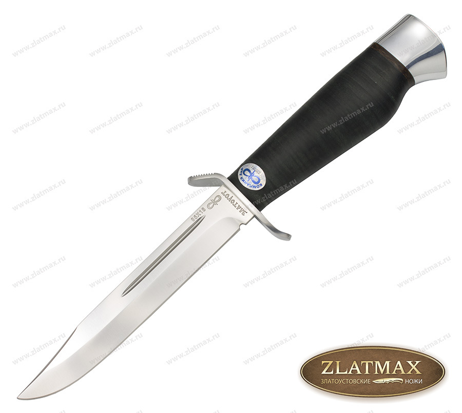 Нож Штрафбат ВДВ (95Х18, Наборная кожа, Нержавеющая сталь, Алюминий)