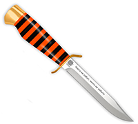 Нож НР-40 купить в Хабаровске: Нож Штрафбат 70 лет Победы (95Х18, Оргстекло, Латунь)