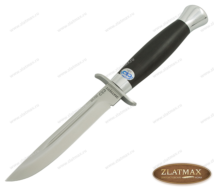 Нож Финка-2 (ЭП-766, Граб, Нержавеющая сталь, Алюминий) фото-01