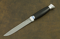 Нож Финка-3 (100Х13М, Граб, Алюминий, Пескоструйная обработка Sandwave)