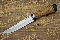 Нож Лиса (100Х13М, Наборная береста, Текстолит)