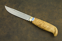 Нож Финка Lappi (ELMAX, Карельская берёза, Латунь)