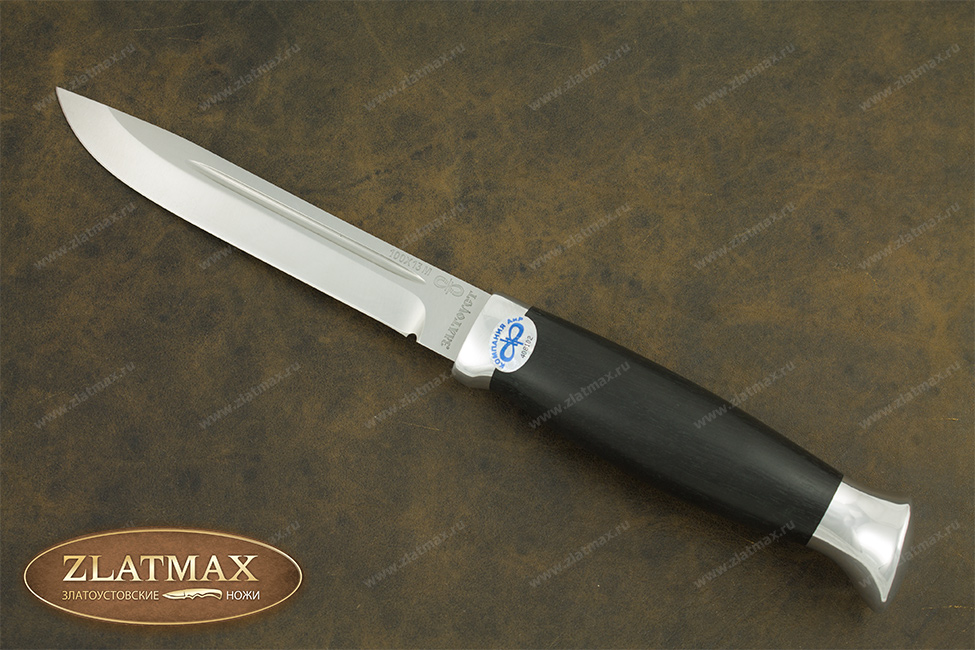 Нож Финка-3 (100Х13М, Граб, Алюминий)