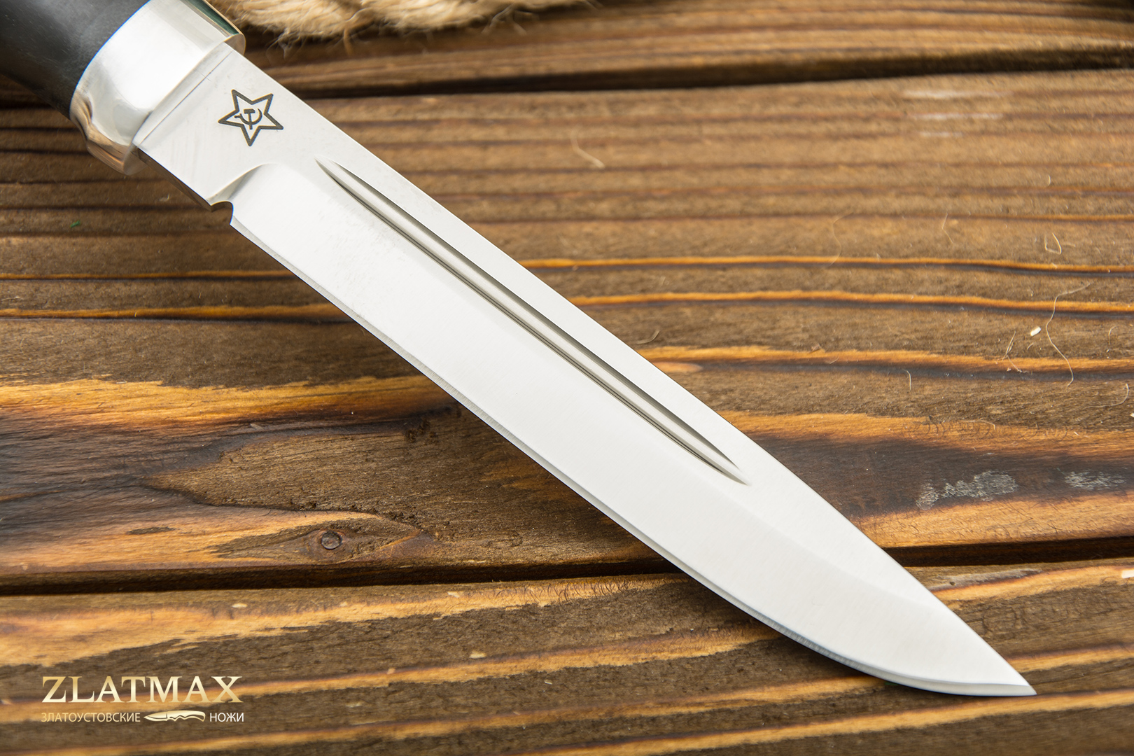 Нож Финка-3 (95Х18, Граб, Алюминий)